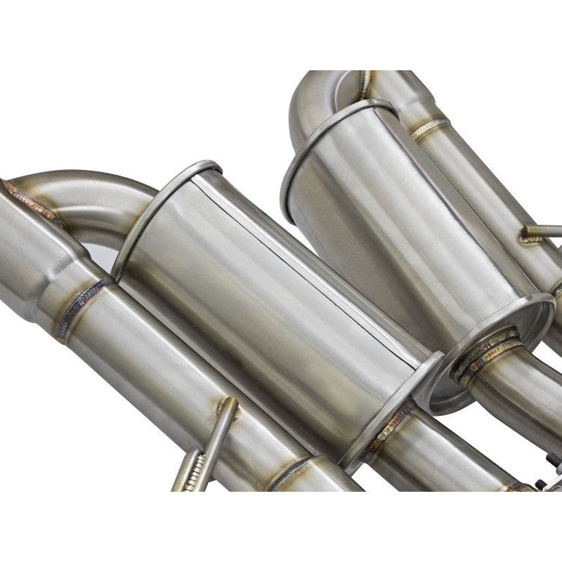 aFe MACH Force-Xp Axle-Back Exhaust System w/ Carbon Fiber Tips Chevrolet Corvette (C7) 14-19 6.2L
