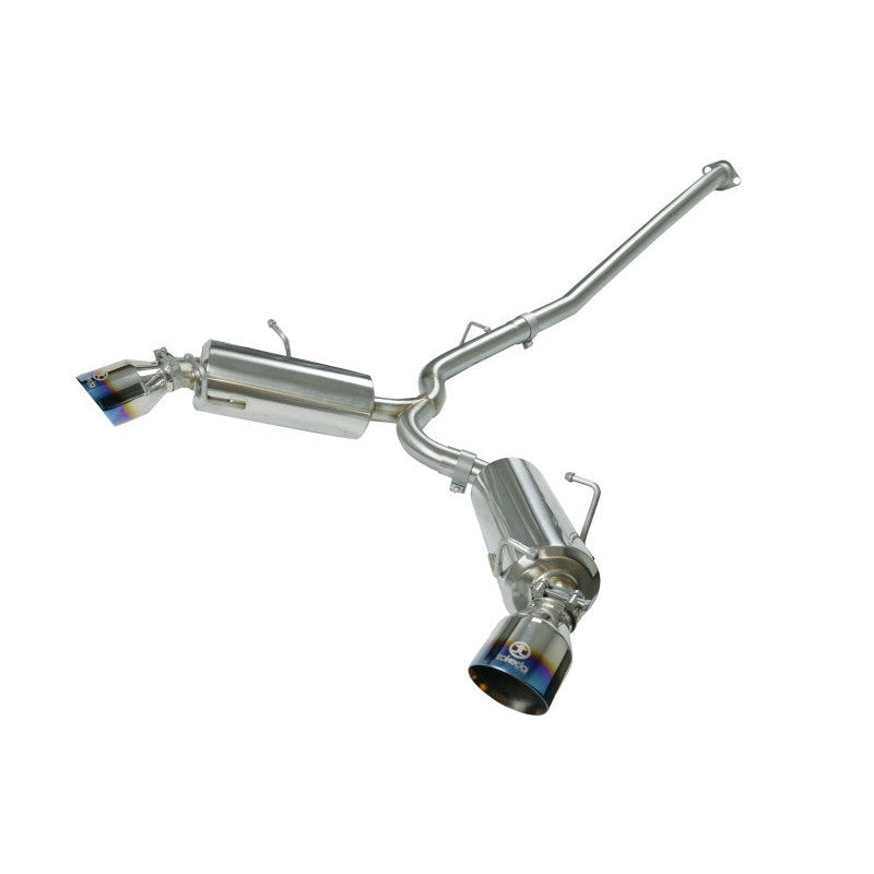 aFe Takeda Exhaust Axle-Back 13-15 Scion FRS / Subaru BRZ 304SS Blue Flame Dual Tips Exhaust