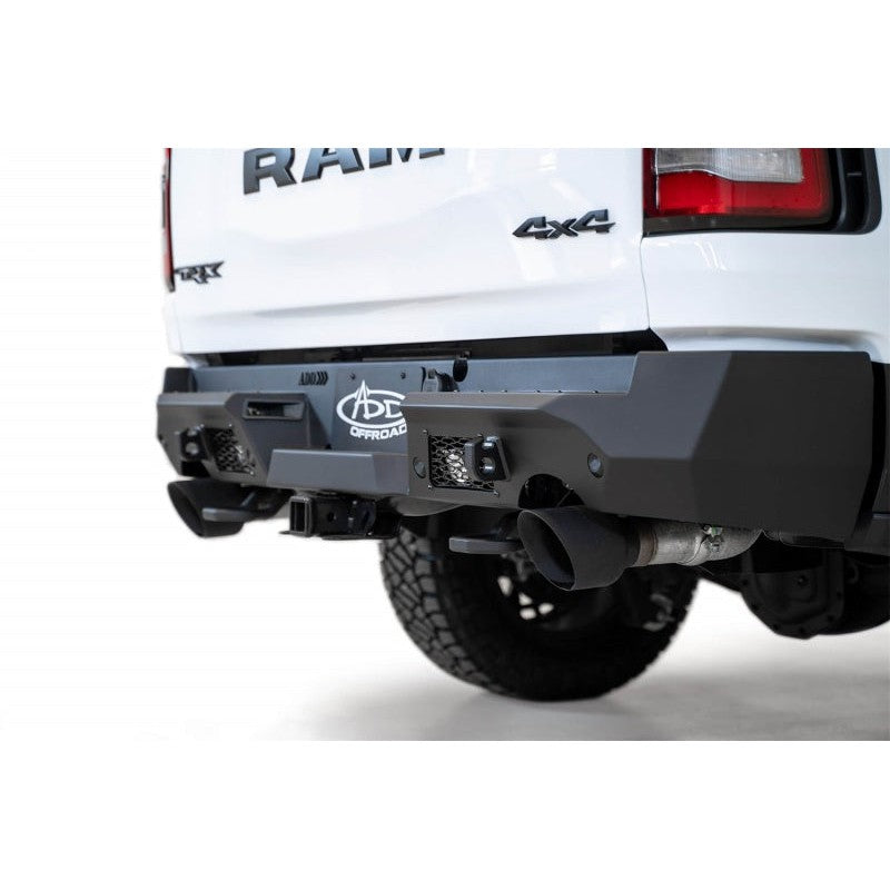 Addictive Desert Designs 2021 Dodge RAM 1500 TRX Stealth Fighter Rear Bumper - Hammer Black