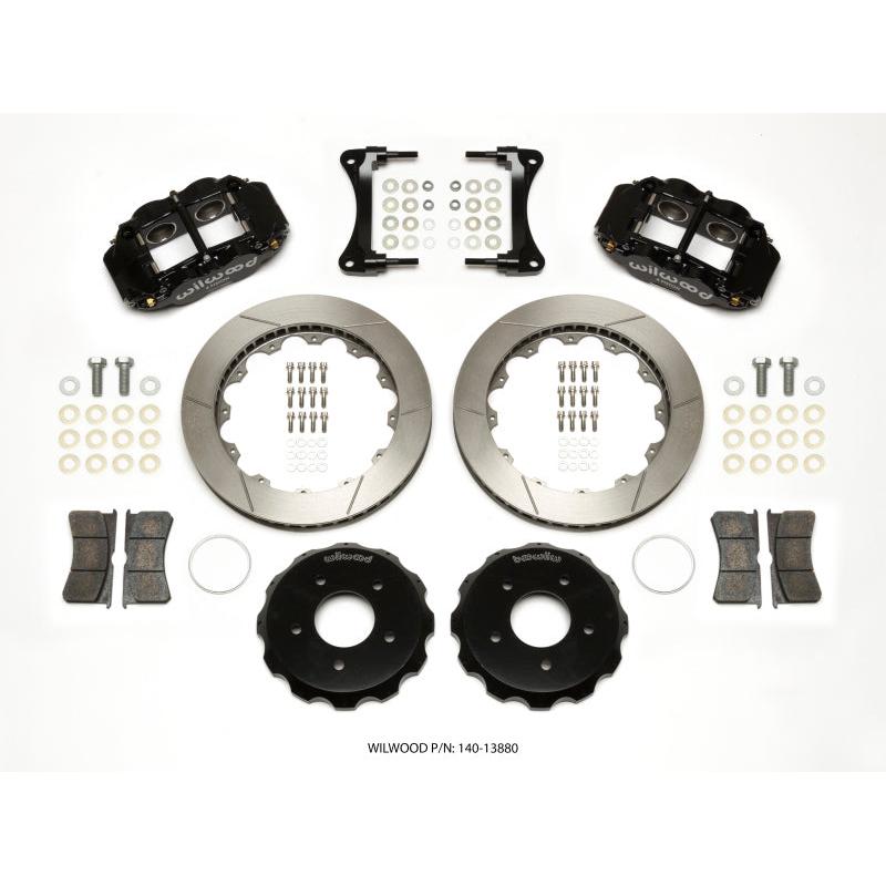 Wilwood Narrow Superlite 4R Front Hat Kit 12.88in 2007-Up Jeep Wrangler - T1 Motorsports