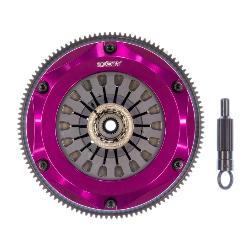 Exedy 1996-1996 Mitsubishi Lancer Evolution IV L4 Hyper Triple Cerametallic Clutch Rigid - T1 Motorsports