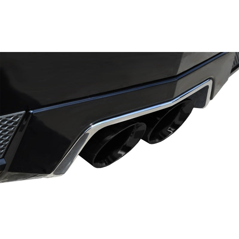Corsa 11-13 Cadillac CTS Coupe V 6.2L V8 Black Sport Axle-Back Exhaust - T1 Motorsports