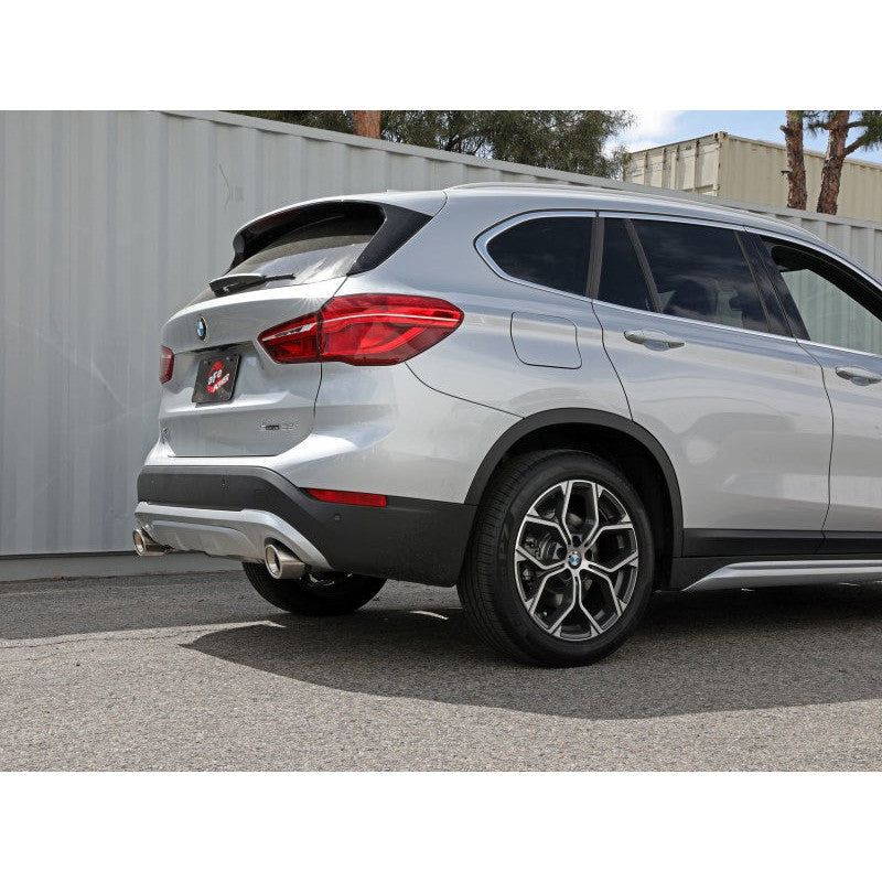 aFe MACH Force-Xp 3 to 2-1/2 IN SS Axle-Back Exhaust w/Polished Tip - 15-22 BMW X1