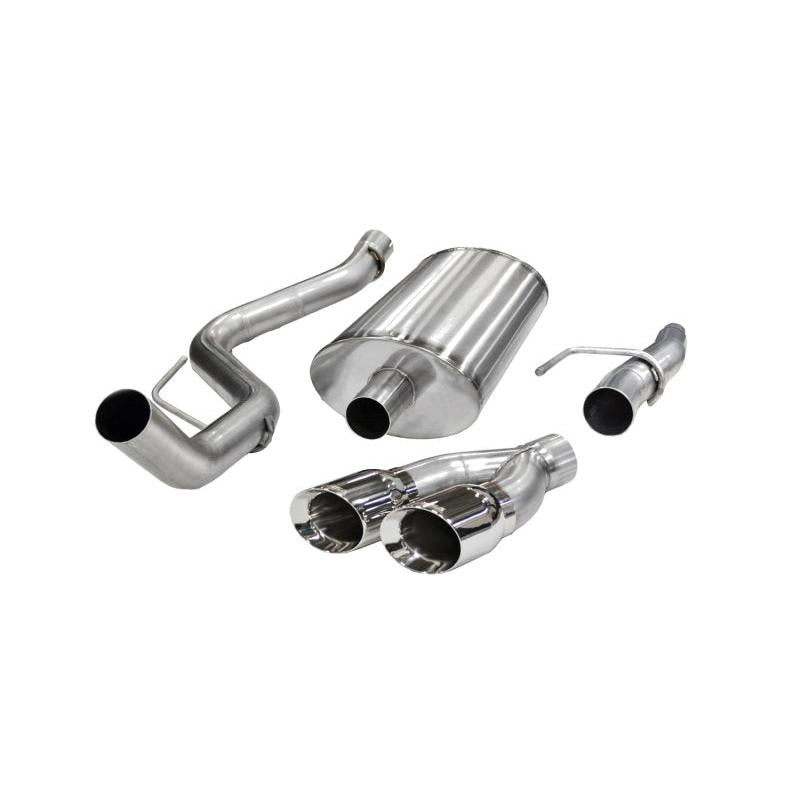 Corsa Sport Cat-Back Exhaust w/ Polished Twin Tips - 2011-2014 Ford F-150 5.0L V8
