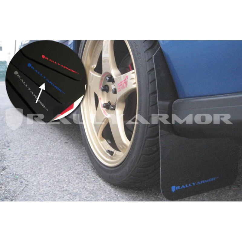 Rally Armor 93-01 Subaru Impreza RS Black UR Mud Flap w/ Blue Logo