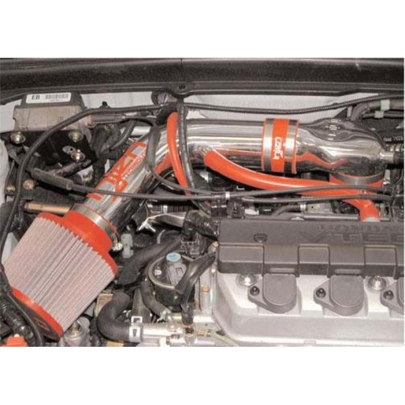 Injen 01-04 Civic Dx Lx Ex Hx Polished Short Ram Intake - T1 Motorsports