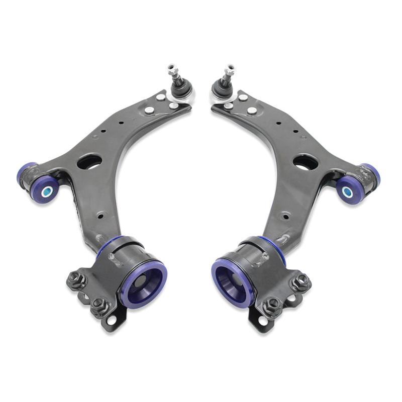 Superpro 05-11 Ford Focus LS/LT/LV Volvo S40/V50 and C70/21mm Front Lower Control Arm Assembly Kit