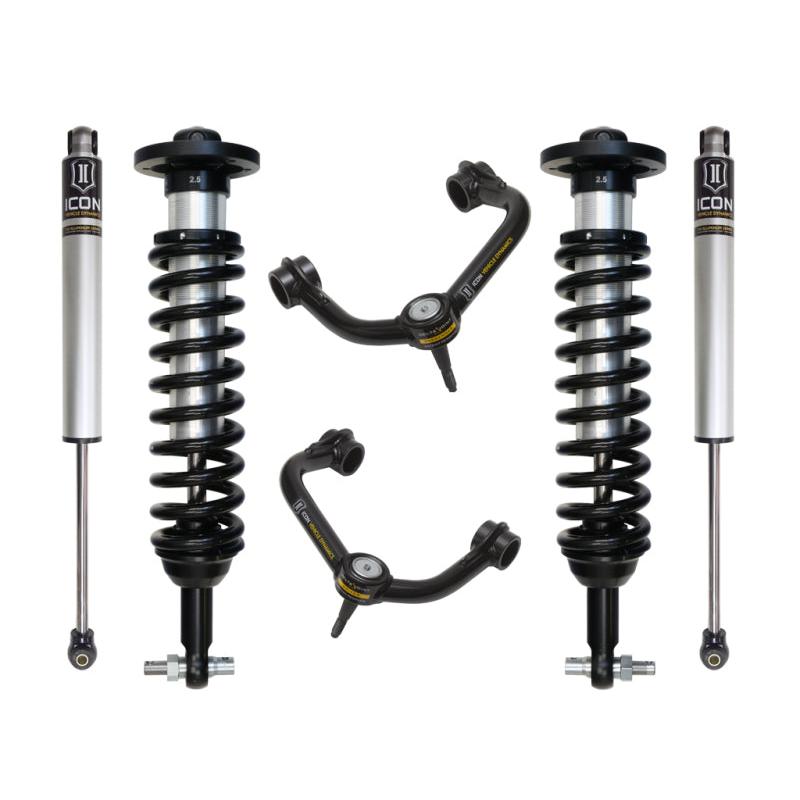 ICON 2015+ Ford F-150 2WD 0-3in Stage 2 Suspension System w/Tubular Uca - T1 Motorsports
