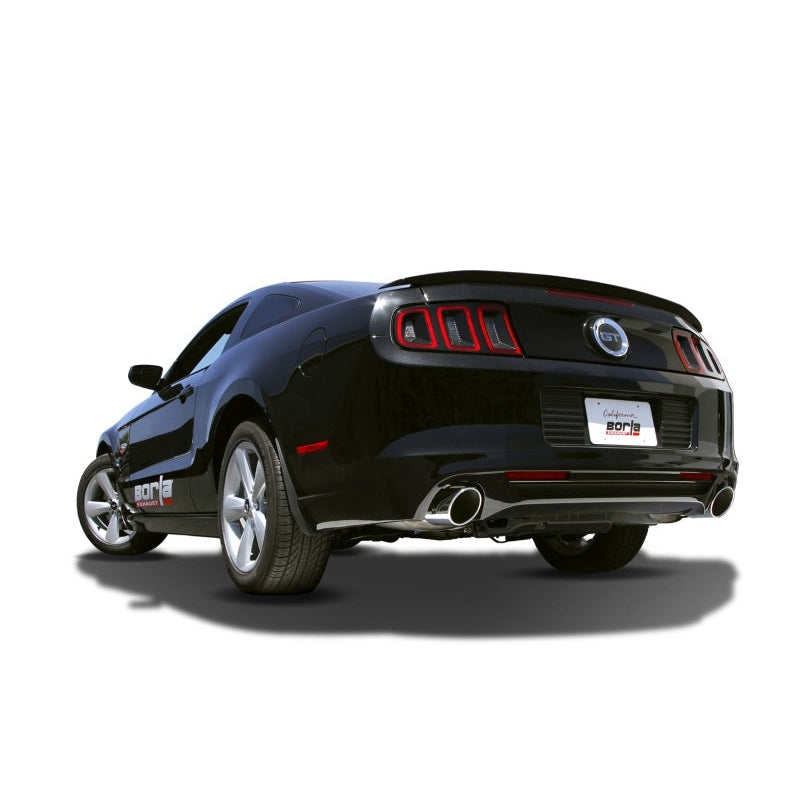 Borla 13-14 Mustang GT/Boss 302 5.0L V8 RWD Single Split Rr Exit Touring Exhaust (rear section only) - T1 Motorsports