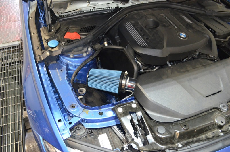 Injen 16-18 BMW 330i B48 2.0L (t) Wrinkle Black Cold Air Intake - T1 Motorsports