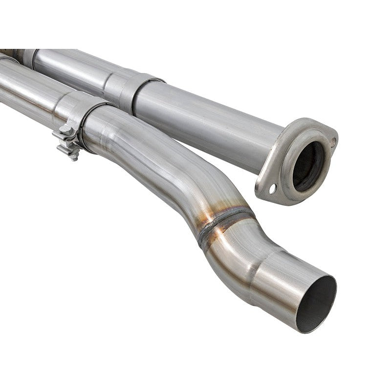 aFe MACHForce XP Exhaust Cat-Back SS-409 2017 Ford F-150 Raptor V6-3.5L (tt) w/ Polished Tips