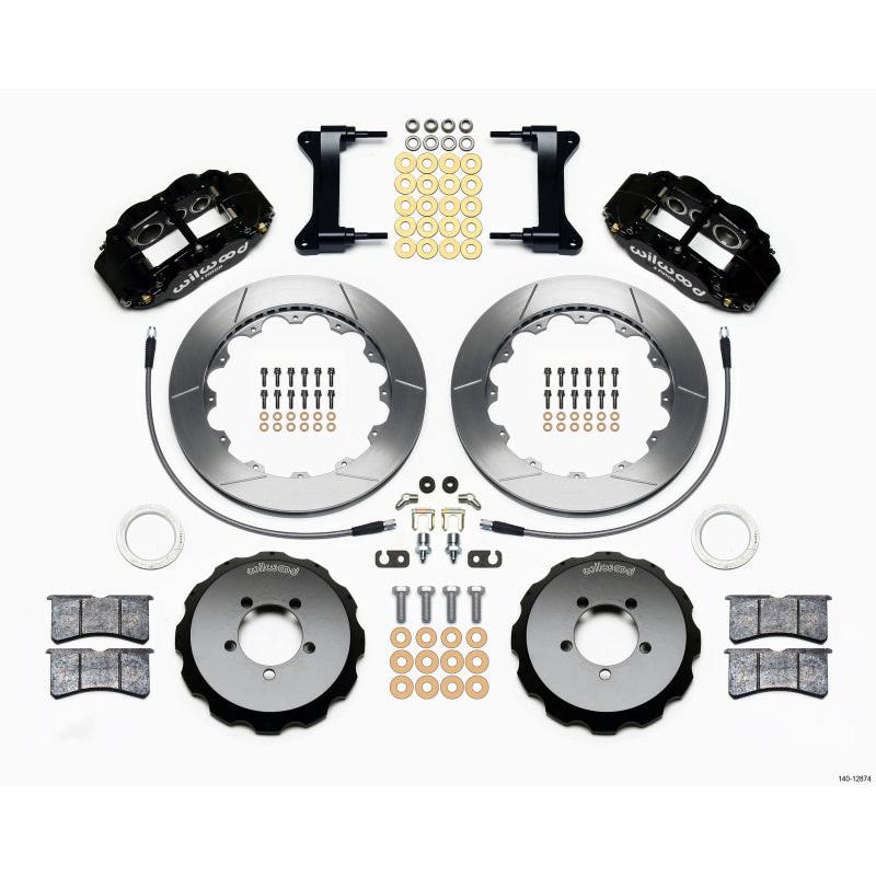 Wilwood Narrow Superlite 6R Front Hat Kit 13.06in 1999-2012 Subaru WRX w/Lines - T1 Motorsports