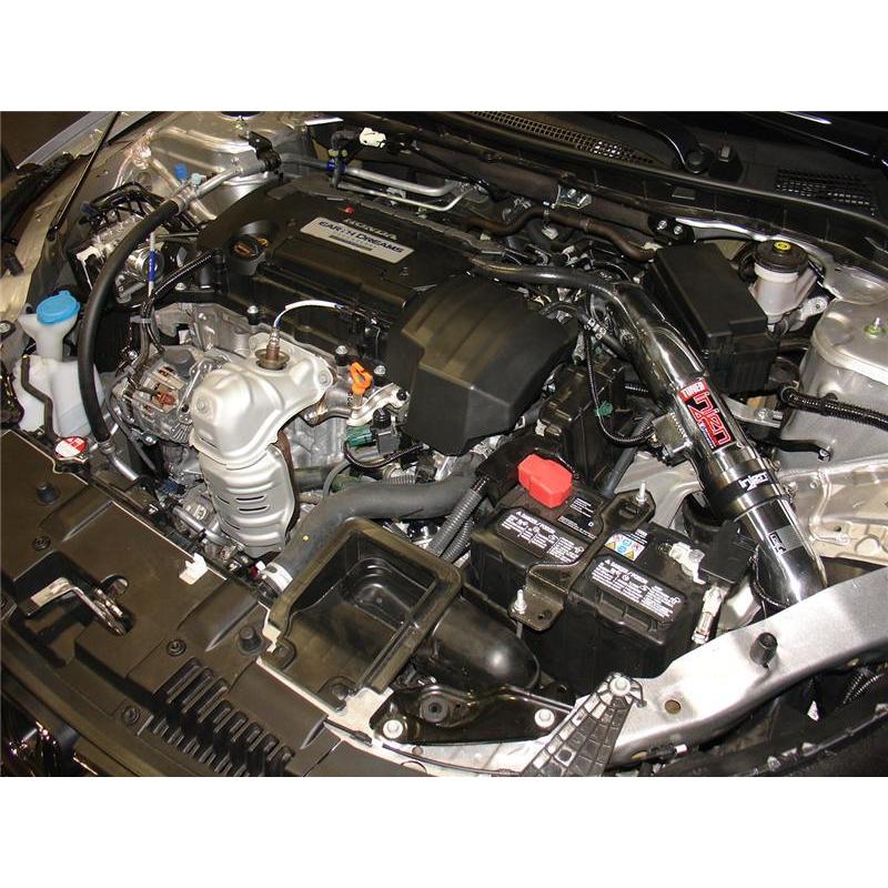 Injen 13-17 Honda Accord 2.4L 4cyl Polished Cold Air Intake w/MR Tech & Air Fusion (Converts to SRI) - T1 Motorsports