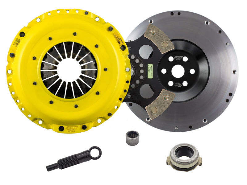 ACT 07-13 Mazda Mazdaspeed3 XT/Race Rigid 4 Pad Clutch Kit w/Streetlite Flywheel - T1 Motorsports