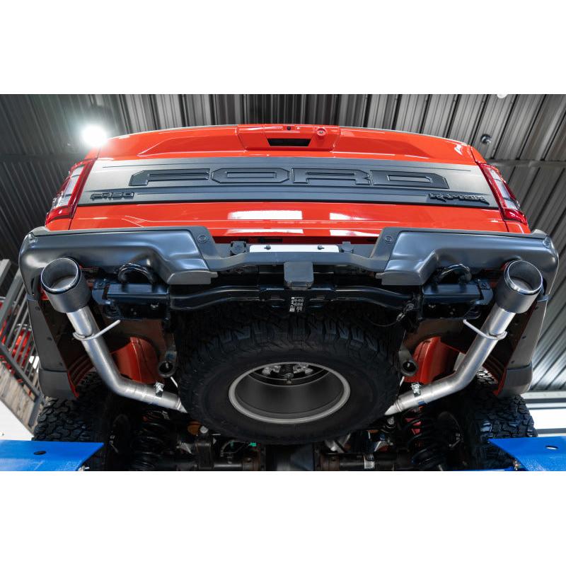 MBRP 2021+ Ford F-150 Raptor Axle-Back Dual Rear Exit T304 Performance Exhuast Sys - T1 Motorsports