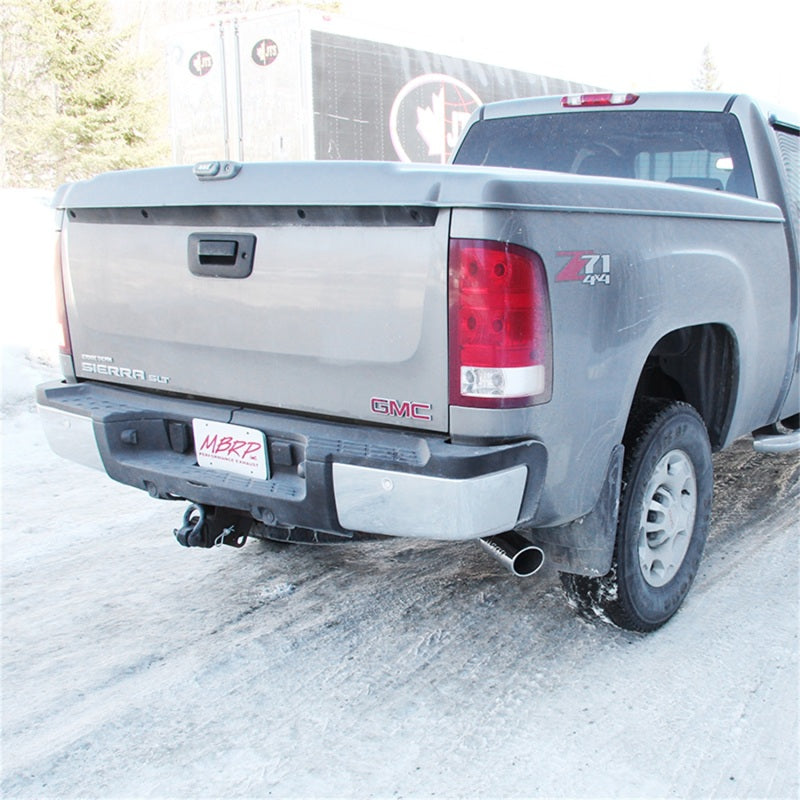 MBRP 07-10 Chevy/GMC 2500HD PU 6.0L V8 3.5in Single Side Exit Alum Cat Back Perf Exhaust - T1 Motorsports