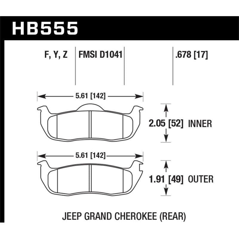 Hawk 06-10 Jeep Commander / 05-10 Grand Cherokee / 05-10 Armada / 04 Pathfinder / 04-10 Tital 5.6L / - T1 Motorsports