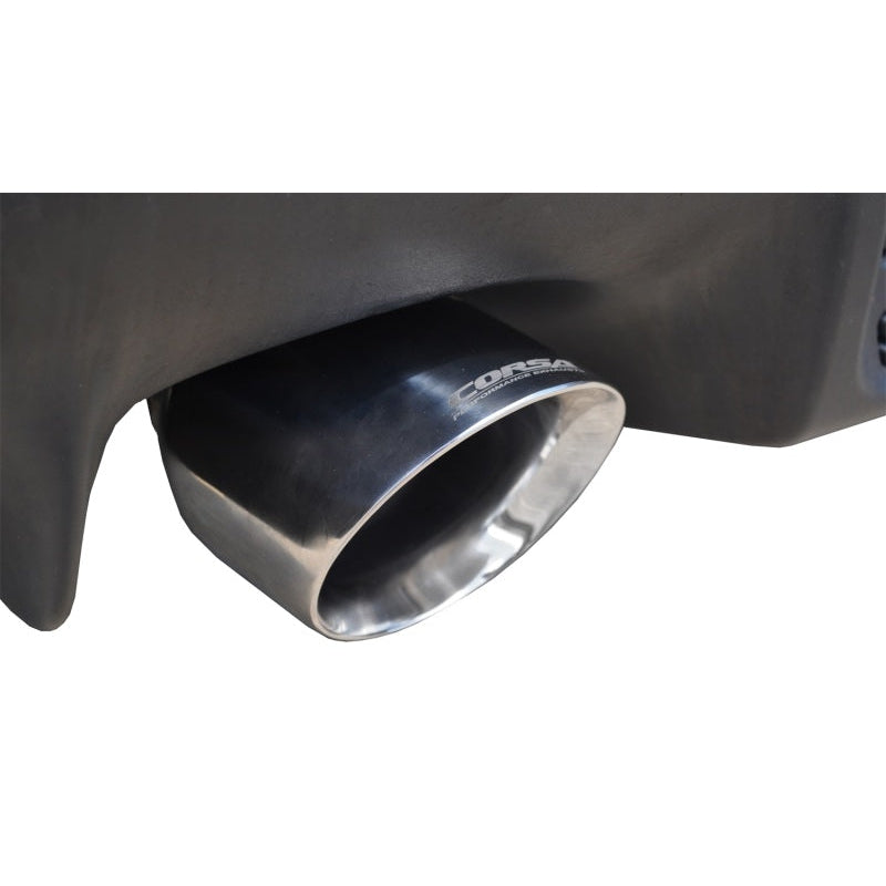 Corsa Sport Dual Rear Cat-Back Exhaust w/Polished Tips - 2008-2014 Mitsubishi Lancer Evolution X