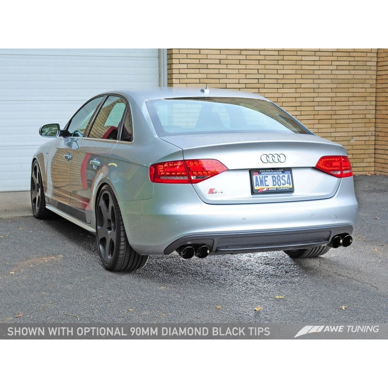 AWE Tuning Audi B8.5 S4 3.0T Touring Edition Exhaust System - Diamond Black Tips (102mm)