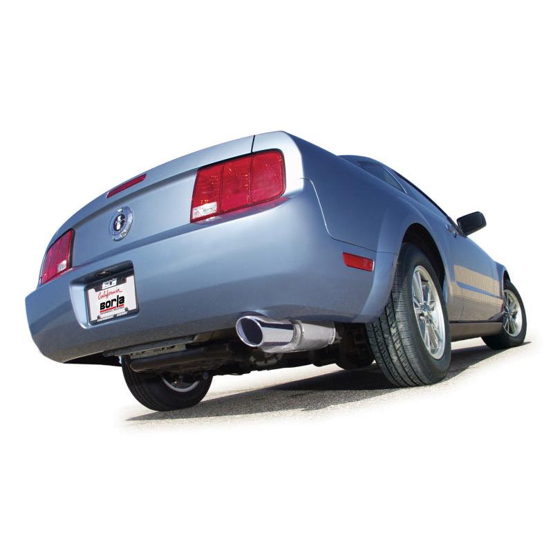 Borla S-Type Axleback Exhaust System - 2005-2009 Mustang 4.0L V6 AT/MT RWD 2dr