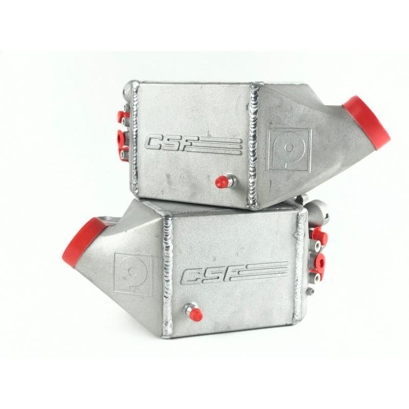 CSF 12-16 BMW M5 (F10) / 12-18 BMW M6 (F06/F12/F13) Twin Charge-Air-Cooler Set - Raw Finish - T1 Motorsports