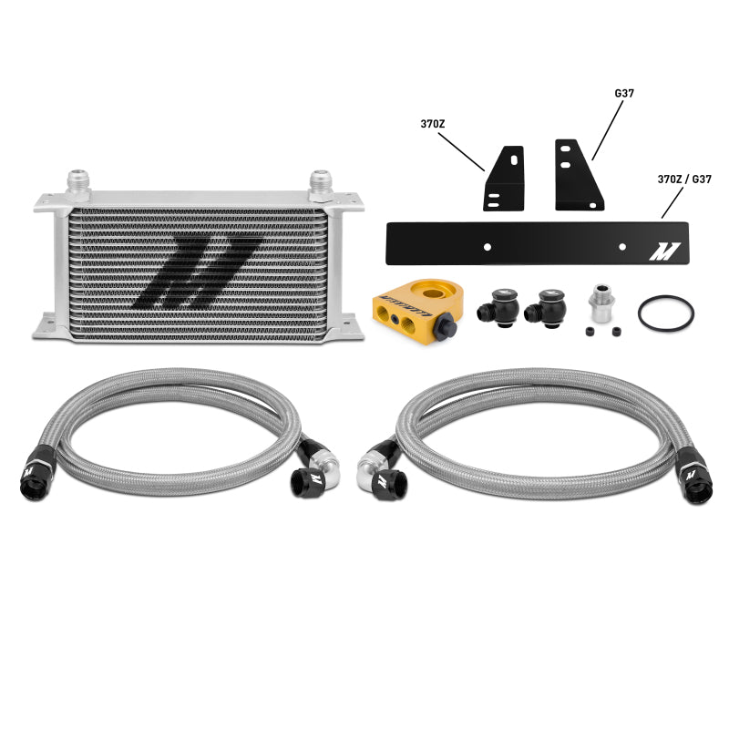 Mishimoto 09-12 Nissan 370Z / 08-12 Infiniti G37 (Coupe Only) Thermostatic Oil Cooler Kit - T1 Motorsports