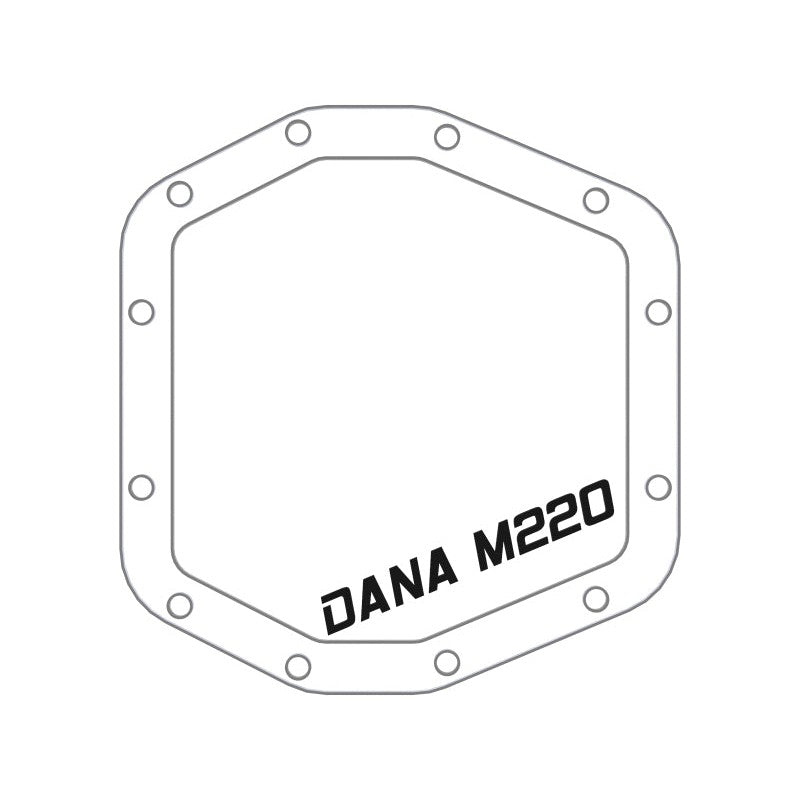 aFe Street Series Rear Differential Cover Raw w/Machined Fins 20+ Jeep Gladiator JT (Dana M220)