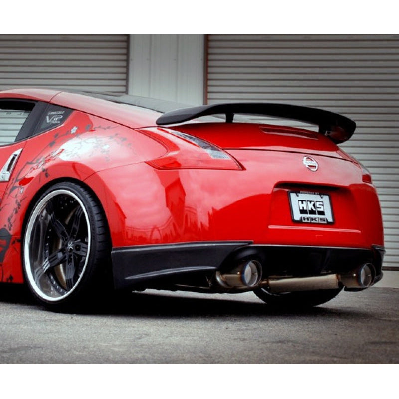 HKS Dual Hi-Power Titanium Tip Catback Exhaust - Nissan 370Z