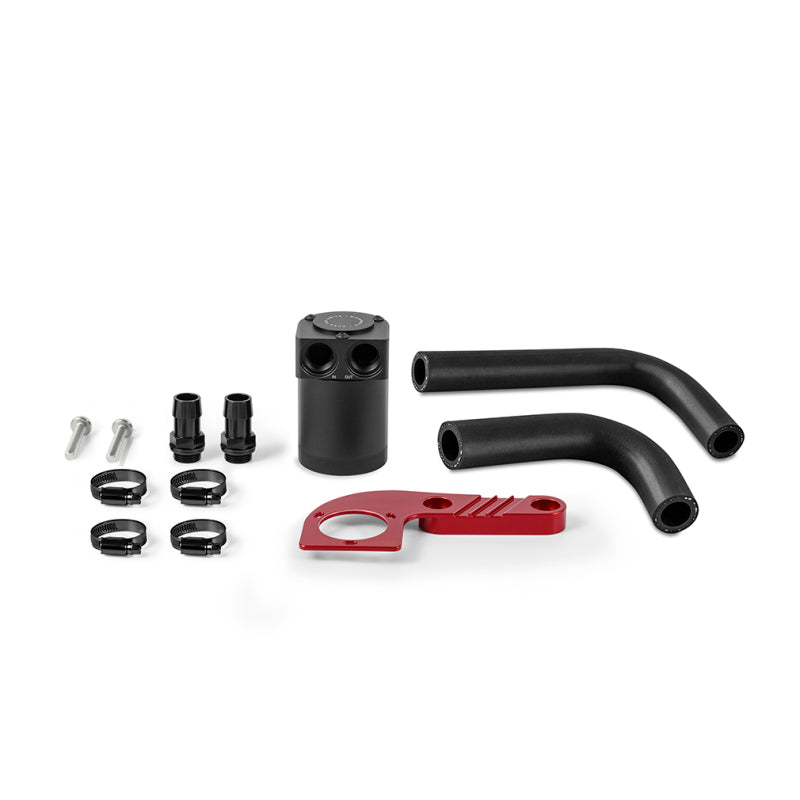 Mishimoto 15-20 BMW F8X M3/M4 Baffled Oil Catch Can - Sakhir Orange - T1 Motorsports
