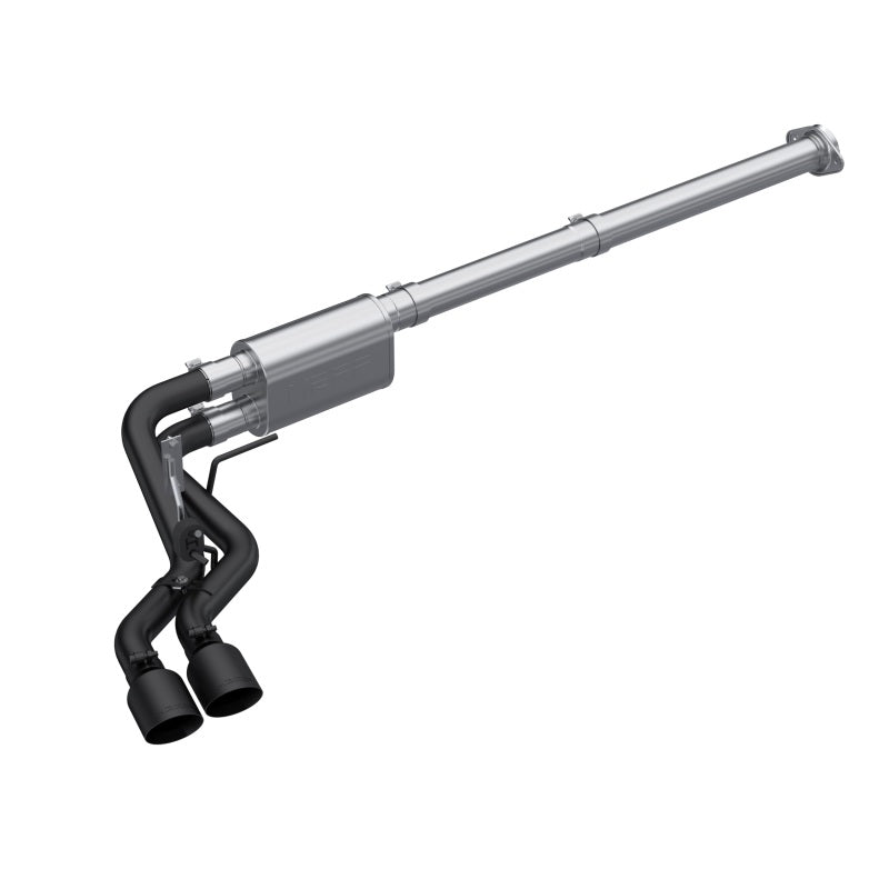 MBRP 2021 Ford F-150 2.7L EcoBoost / 3.5L EcoBoost / 5.0L 3in Cat Back Single Side Exit Black - T1 Motorsports