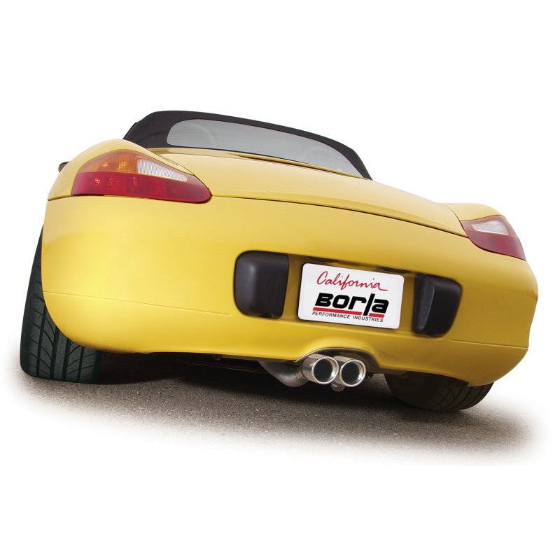 Borla 00-04 Porsche Boxster 3.2L 6cyl MT SS Catback Exhaust - T1 Motorsports