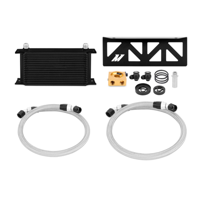 Mishimoto 13+ Subaru BRZ/Scion FR-S Thermostatic Oil Cooler Kit - Black - T1 Motorsports