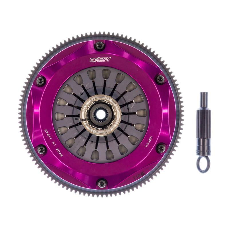 Exedy 1996-2006 Mitsubishi Lancer Evolution L4 Hyper Twin Cerametallic Clutch Sprung - T1 Motorsports
