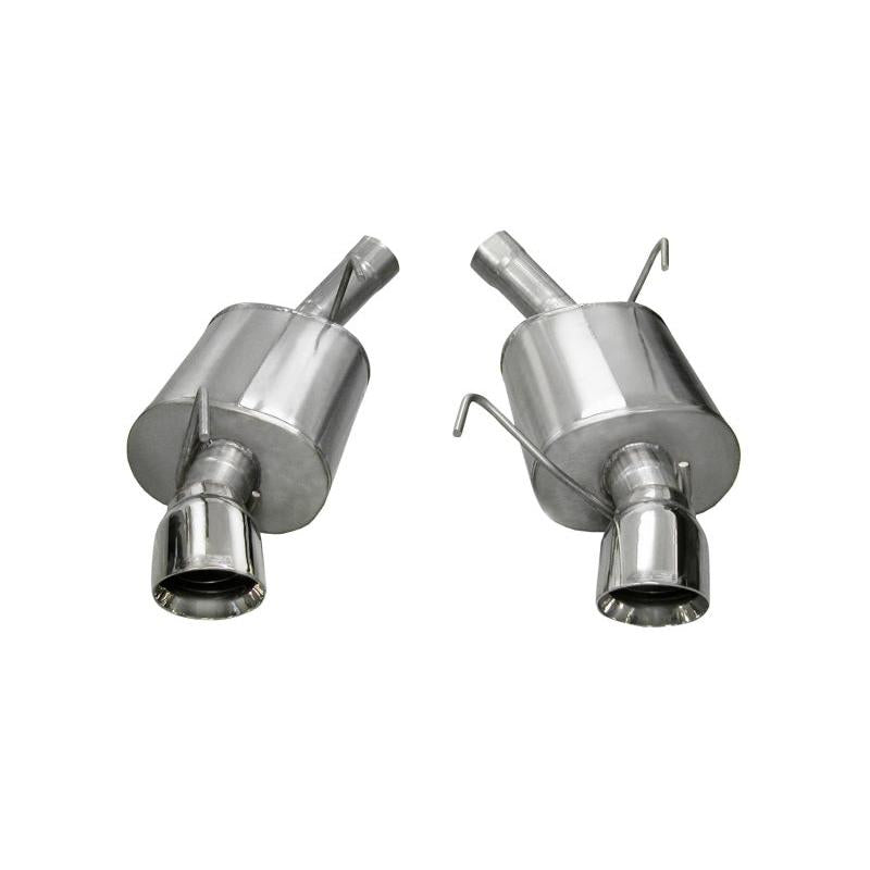 Corsa 05-10 Ford Mustang Shelby GT500 5.4L V8 Polished Sport Axle-Back Exhaust