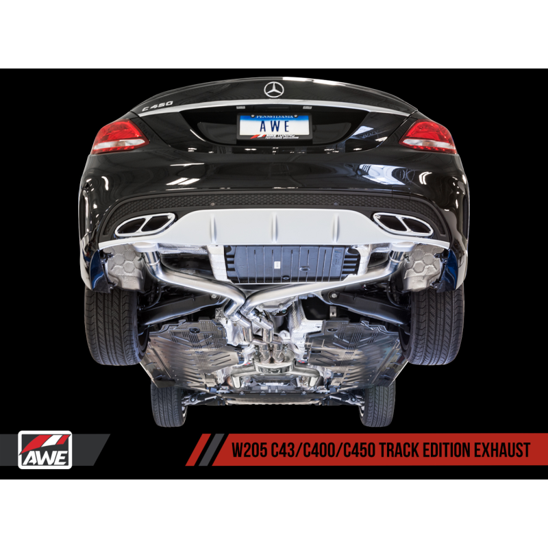 AWE Tuning Mercedes-Benz W205 C450 AMG / C400 Track Edition Exhaust