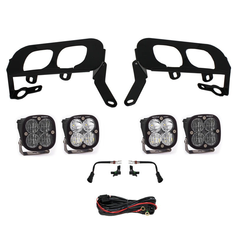 Baja Designs 14-15 Silverado 1500 White Fog Pocket Kit - Amber - T1 Motorsports