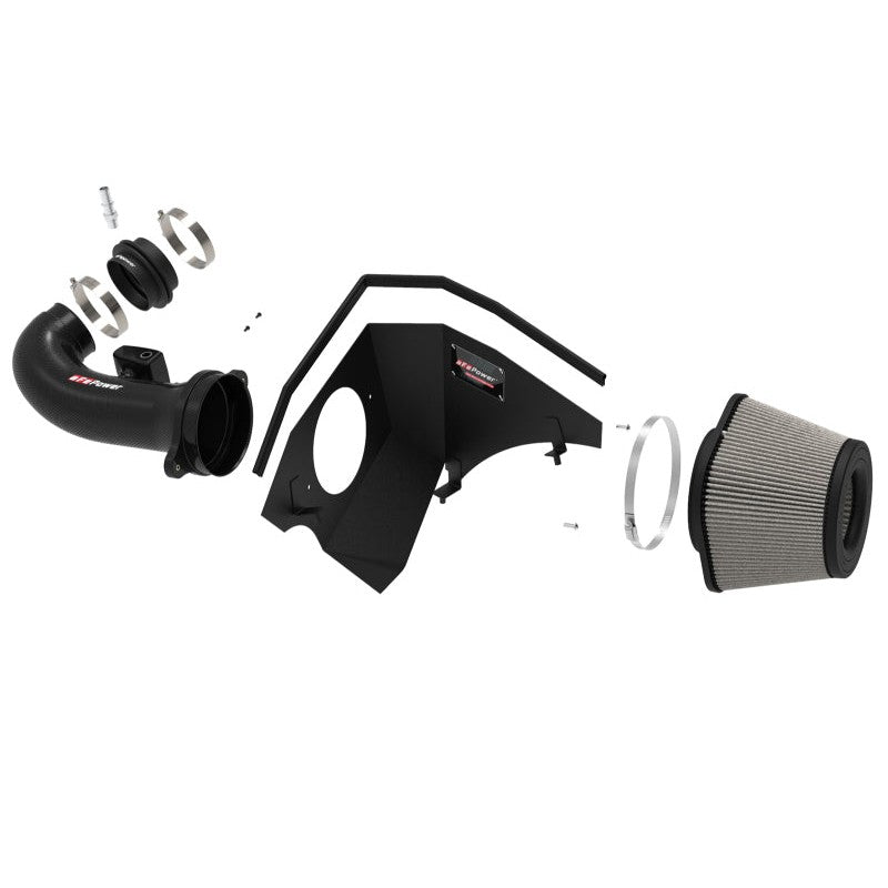 aFe Carbon Fiber Cold Air Intake System W/ Pro Dry S Filters - 21-23 Cadillac Escalade