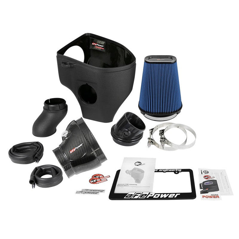 aFe Magnum Force Stage-2 Track Series Carbon Fiber AIS w/ Pro 5R Media - 18 Dodge Challenger V8-6.2L