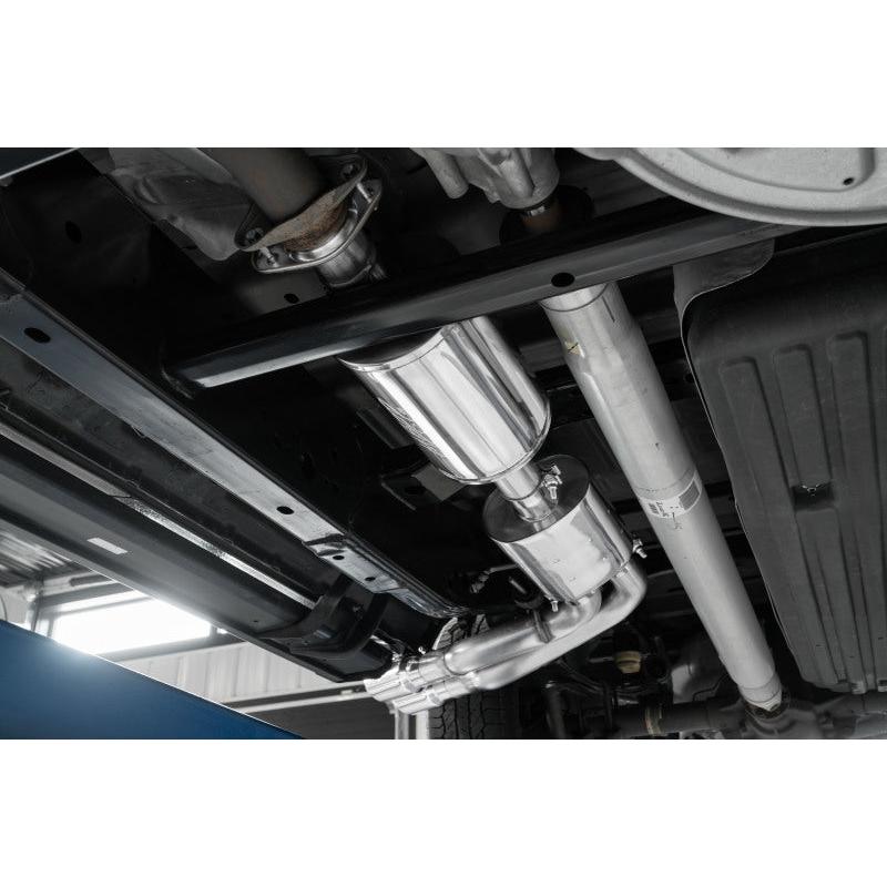 MBRP 15-20 Ford F150 T304 Pre-Axle 4in OD Tips Dual Outlet 3in Cat Back Exhaust - T1 Motorsports
