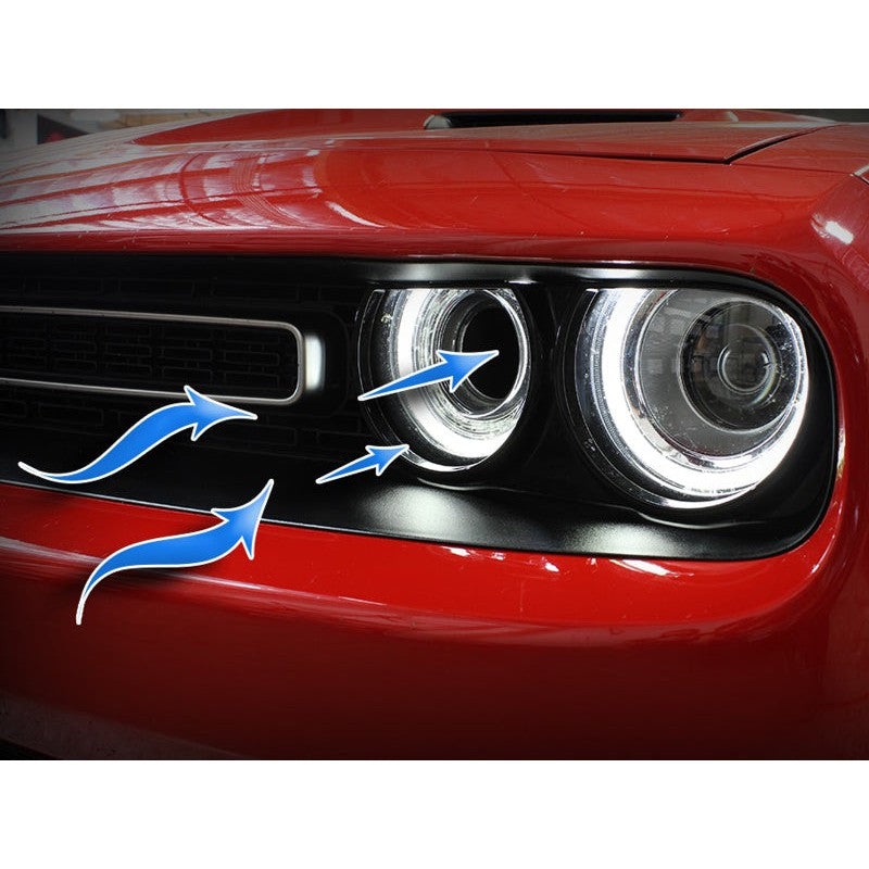 aFe Green Dynamic Air Scoop - 15-23 Dodge Challenger