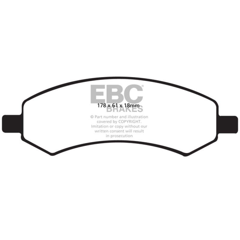 EBC 06-09 Chrysler Aspen 4.7 Extra Duty Front Brake Pads
