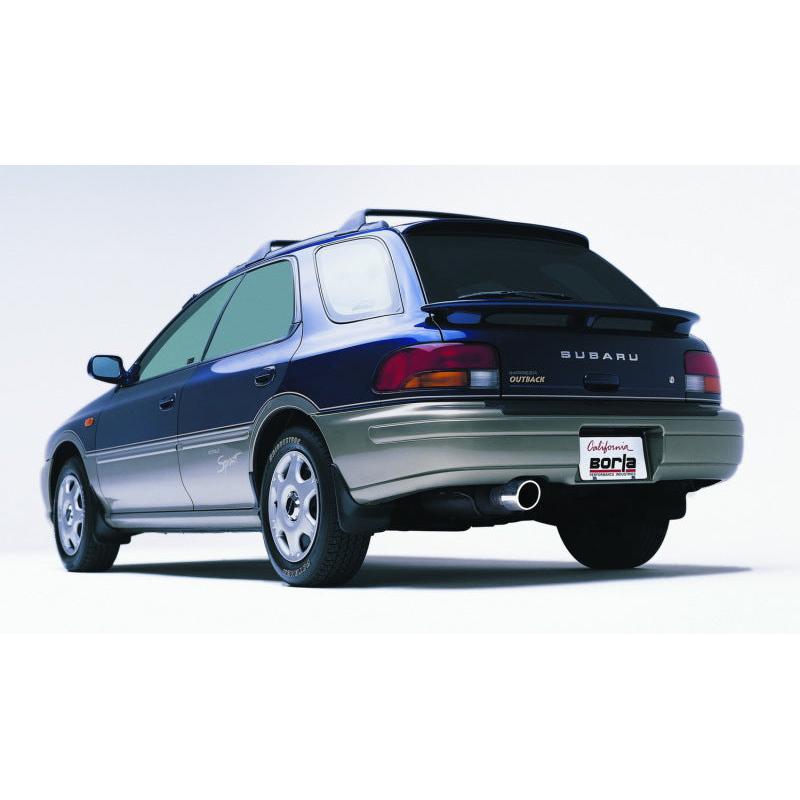 Borla S-Type Catback Exhaust - 1996-2001 Subaru Impreza 2.2L/2.5L / 00-01 Outback 2.2L/2.5L