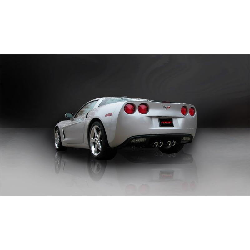 Corsa 09-13 Chevrolet Corvette C6 6.2L V8 Polished Sport Axle-Back Exhaust