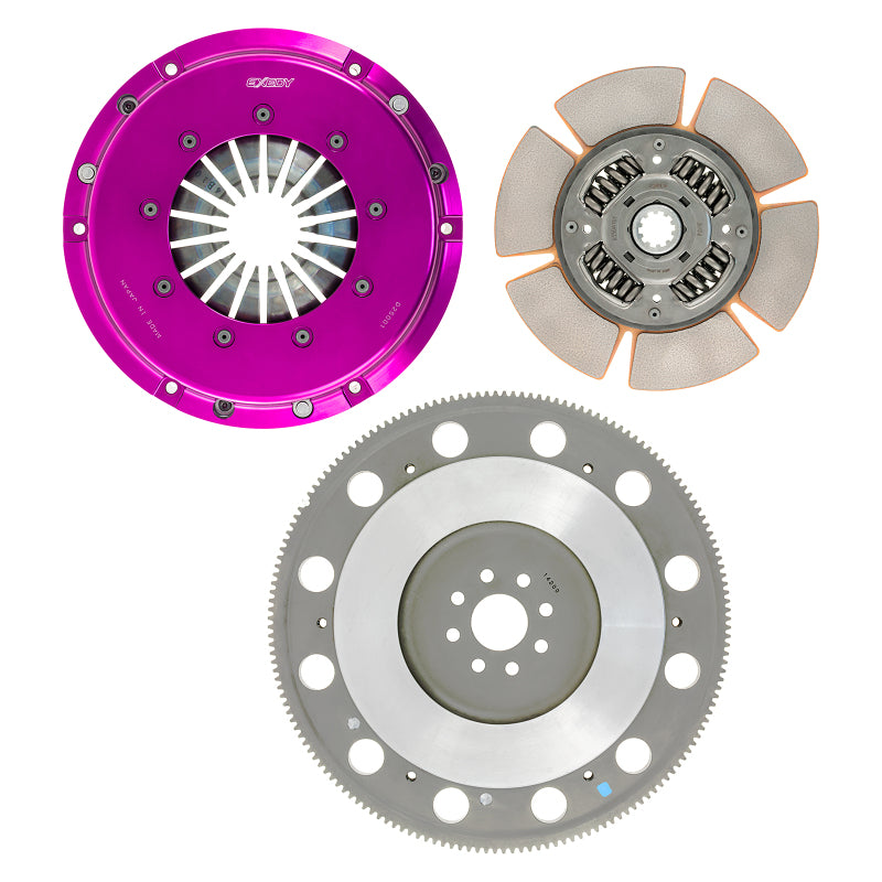 Exedy 1996-2016 Ford Mustang V8 Hyper Single Clutch Strap Drive Type Sprung Disc - T1 Motorsports