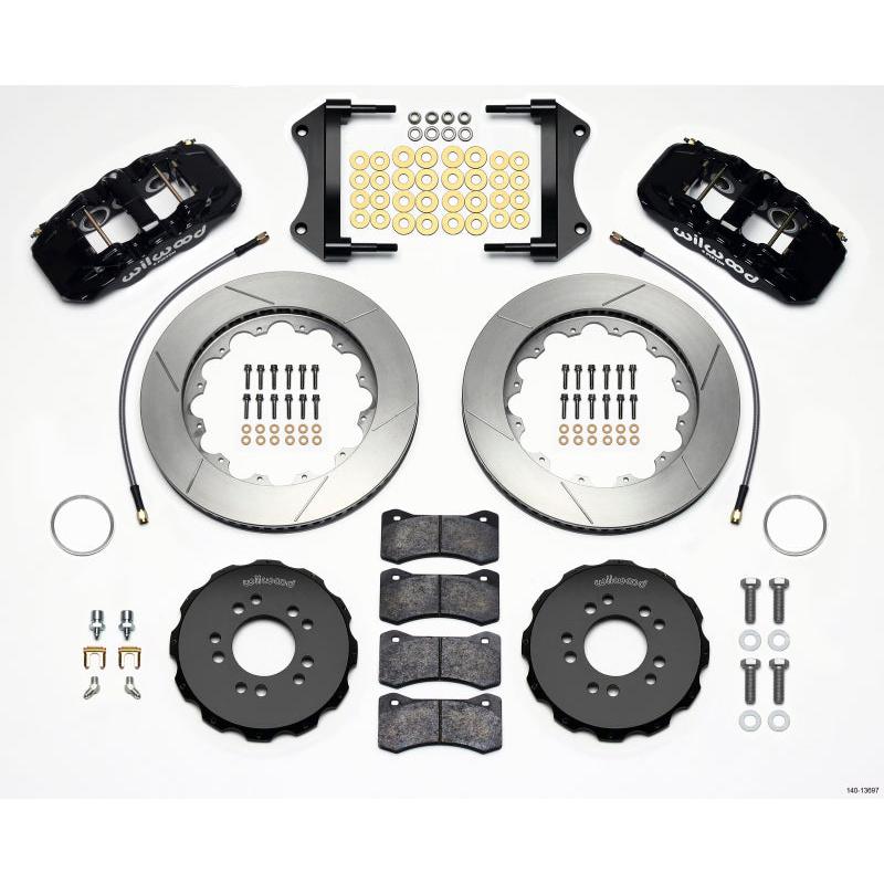 Wilwood AERO6 Front Hat Kit 14.25 2014-Up Corvette C7 w/Lines - T1 Motorsports
