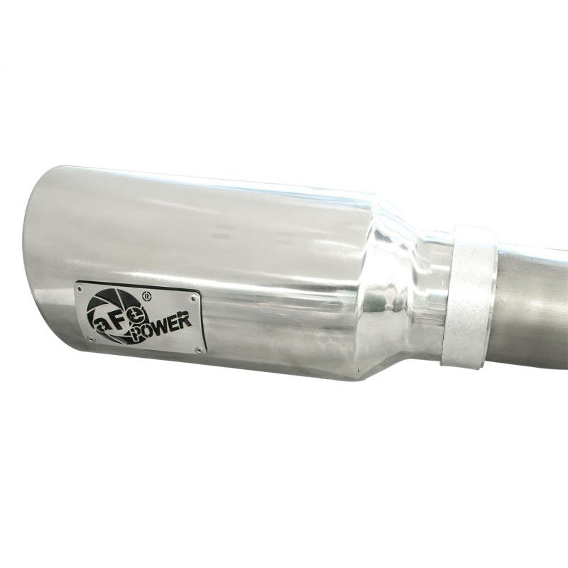 aFe MACHForce XP DPF-Back Exhaust 3in SS w/ 6in Polished Tips 2014 Dodge Ram 1500 V6 3.0L EcoDiesel