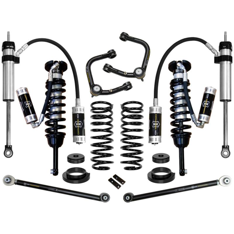 ICON 03-09 Lexus GX470 0-3.5in Stage 5 Suspension System w/Tubular UCA - T1 Motorsports