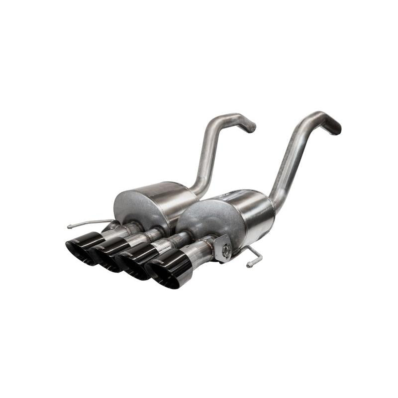 Corsa 2.75in Xtreme Axle-Back w/ Factory NPP & Quad Black Tips - 2015-2019 Chevrolet Corvette C7 Z06 6.2L