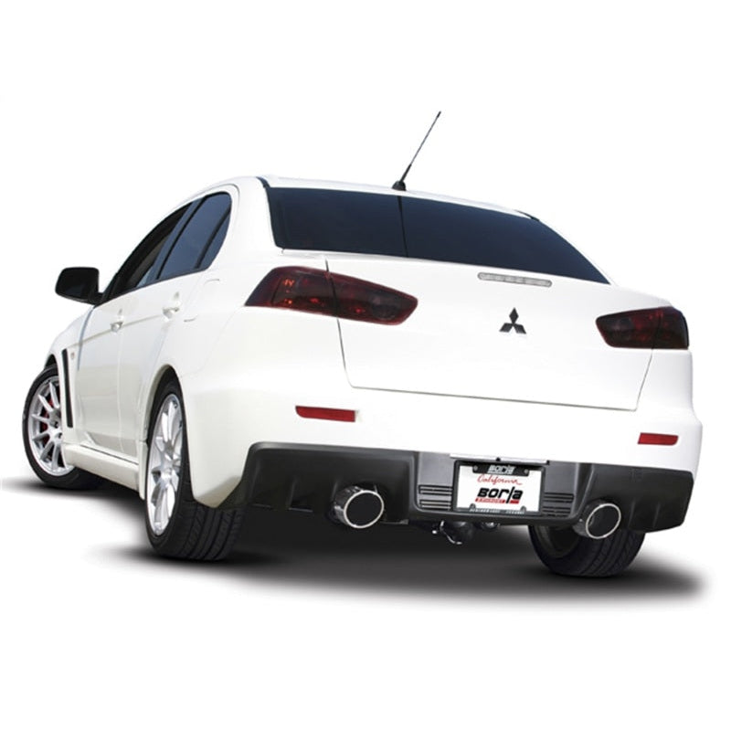 Borla 09-15 Mitsubishi Lancer Ralliart 2.0L 4cyl MT 6spd AWD Catback Exhaust - T1 Motorsports
