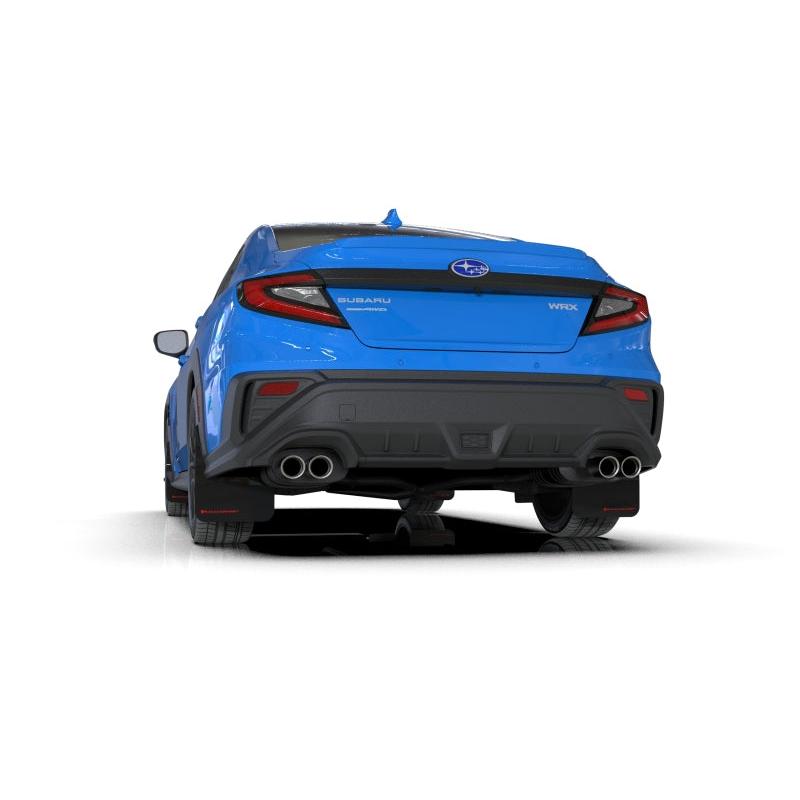 Rally Armor 2022 Subaru WRX Black UR Mud Flap w/ Red Logo